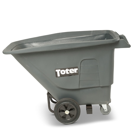 Toter 1/2 Cubic Yard 825 lbs. Capacity Standard Duty Tilt Truck - Gray UT105